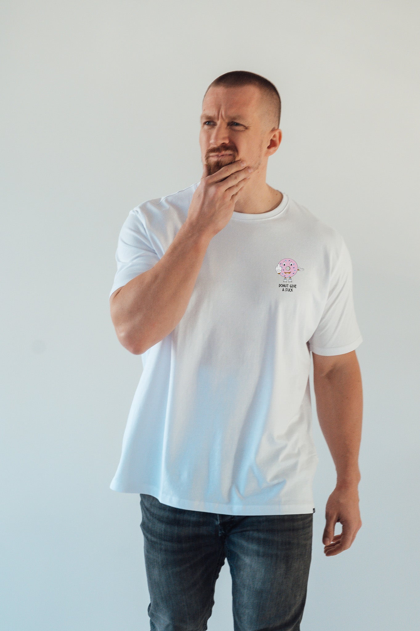 Donut_give_a_fuck_white_scoell_tshirt